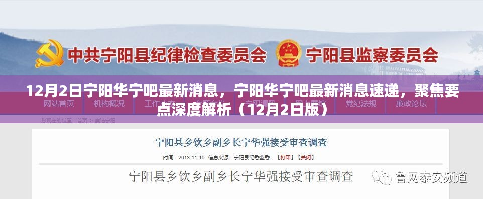 宁阳华宁吧最新消息聚焦解析速递(12月2日版)
