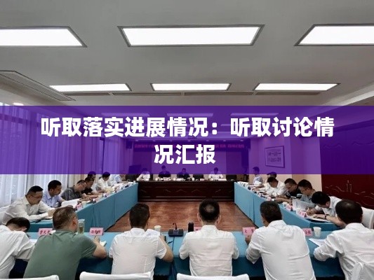 听取落实进展情况:听取讨论情况汇报