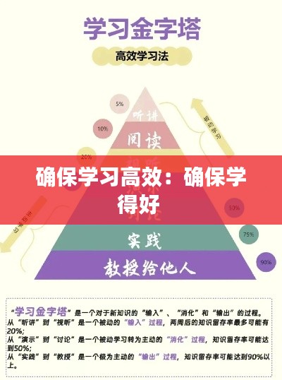 确保学习高效:确保学得好