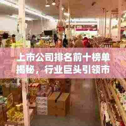 上市公司排名前十榜单揭秘,行业巨头引领市场潮流风向标!