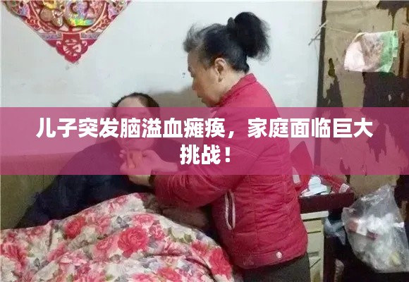 儿子突发脑溢血瘫痪，家庭面临巨大挑战！