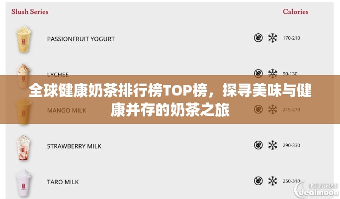 全球健康奶茶排行榜TOP榜,探寻美味与健康并存的奶茶之旅